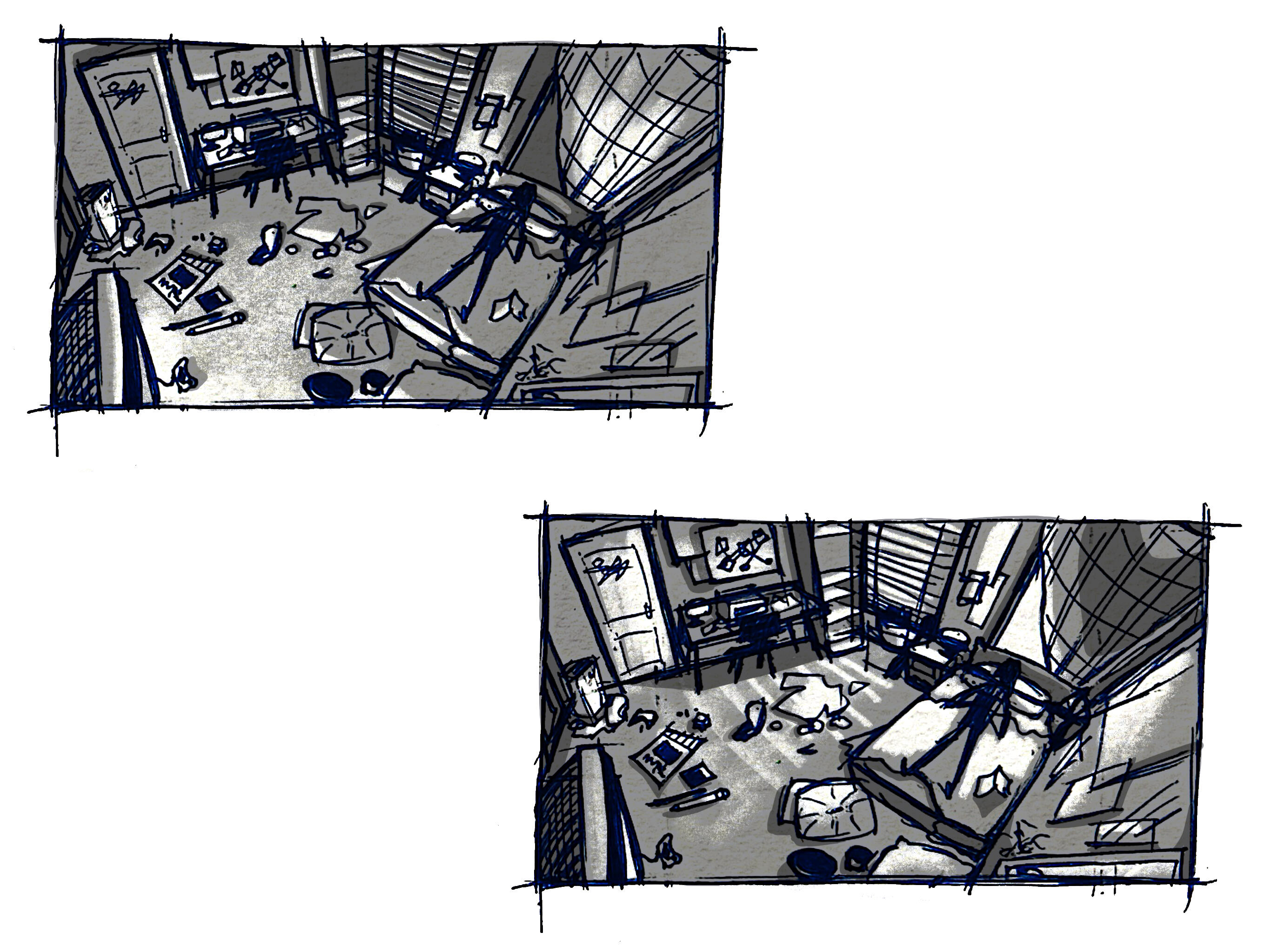 Dirk Room Environment Sketch