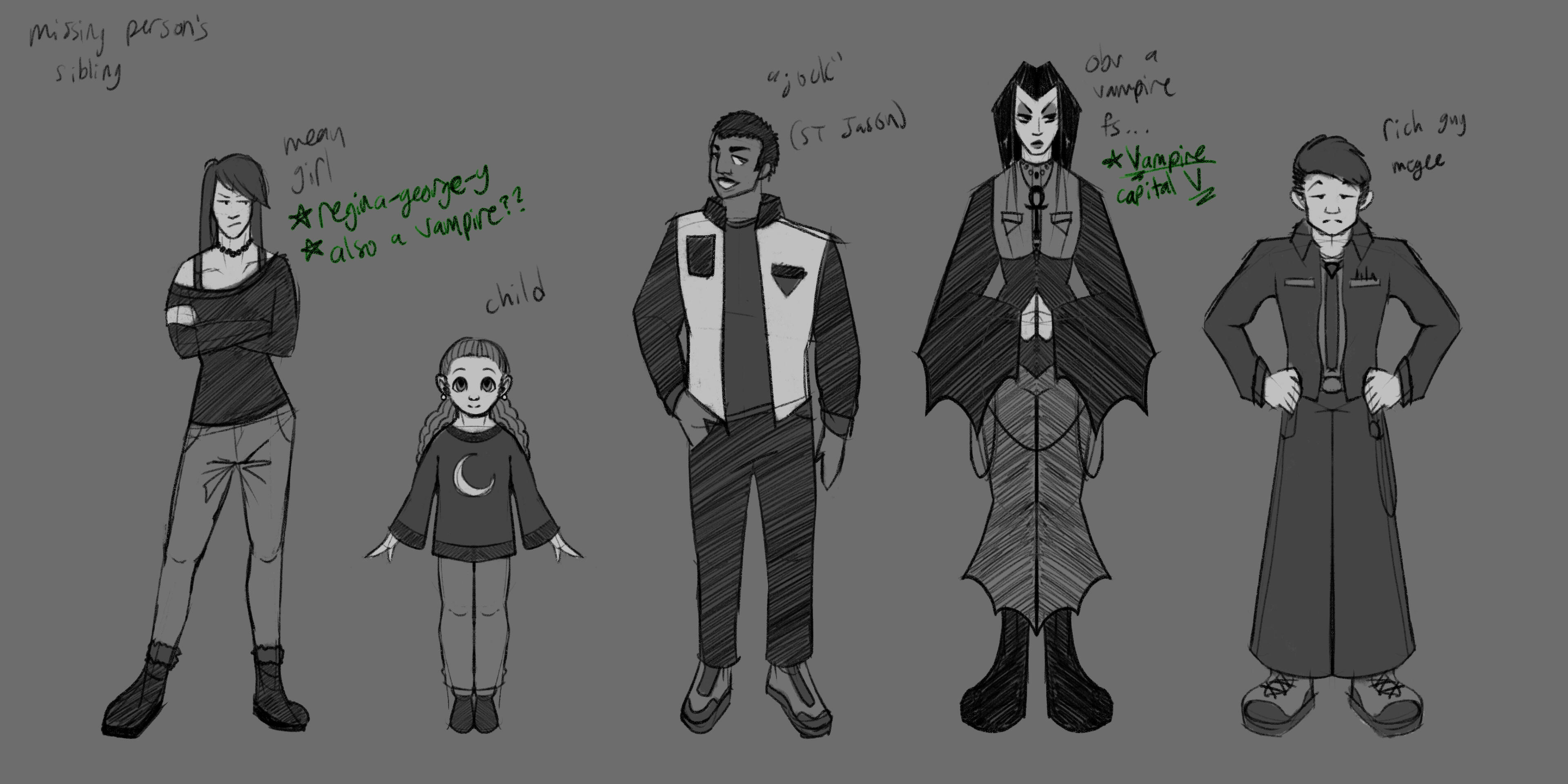 Antagonist Sketches