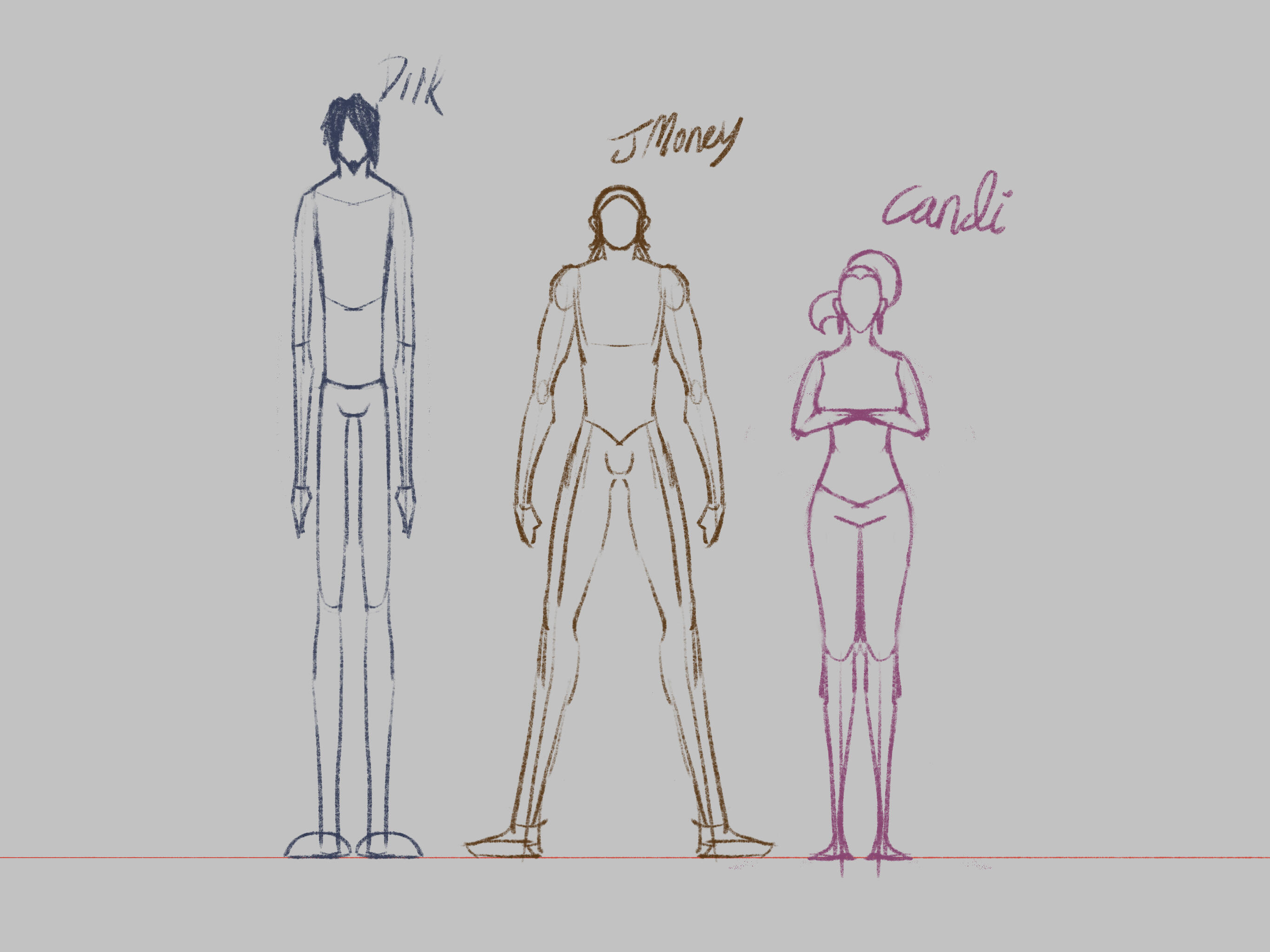 Sprite Lineup Sketch