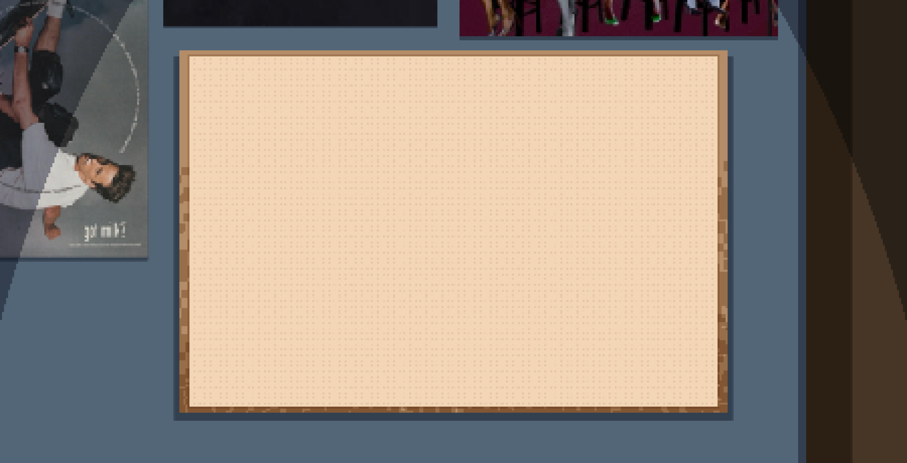 Dirk Corkboard Menu Prototype